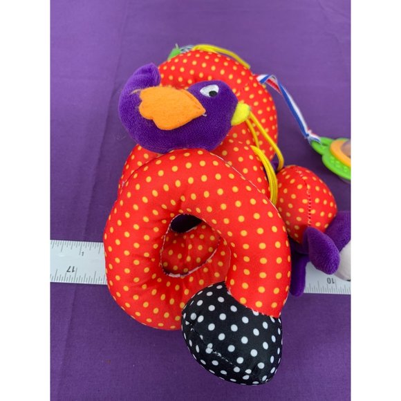 Mama and Papa’s Curly Activity Toy Baby Car Seat Teether Rattles - Picture 4 of 8